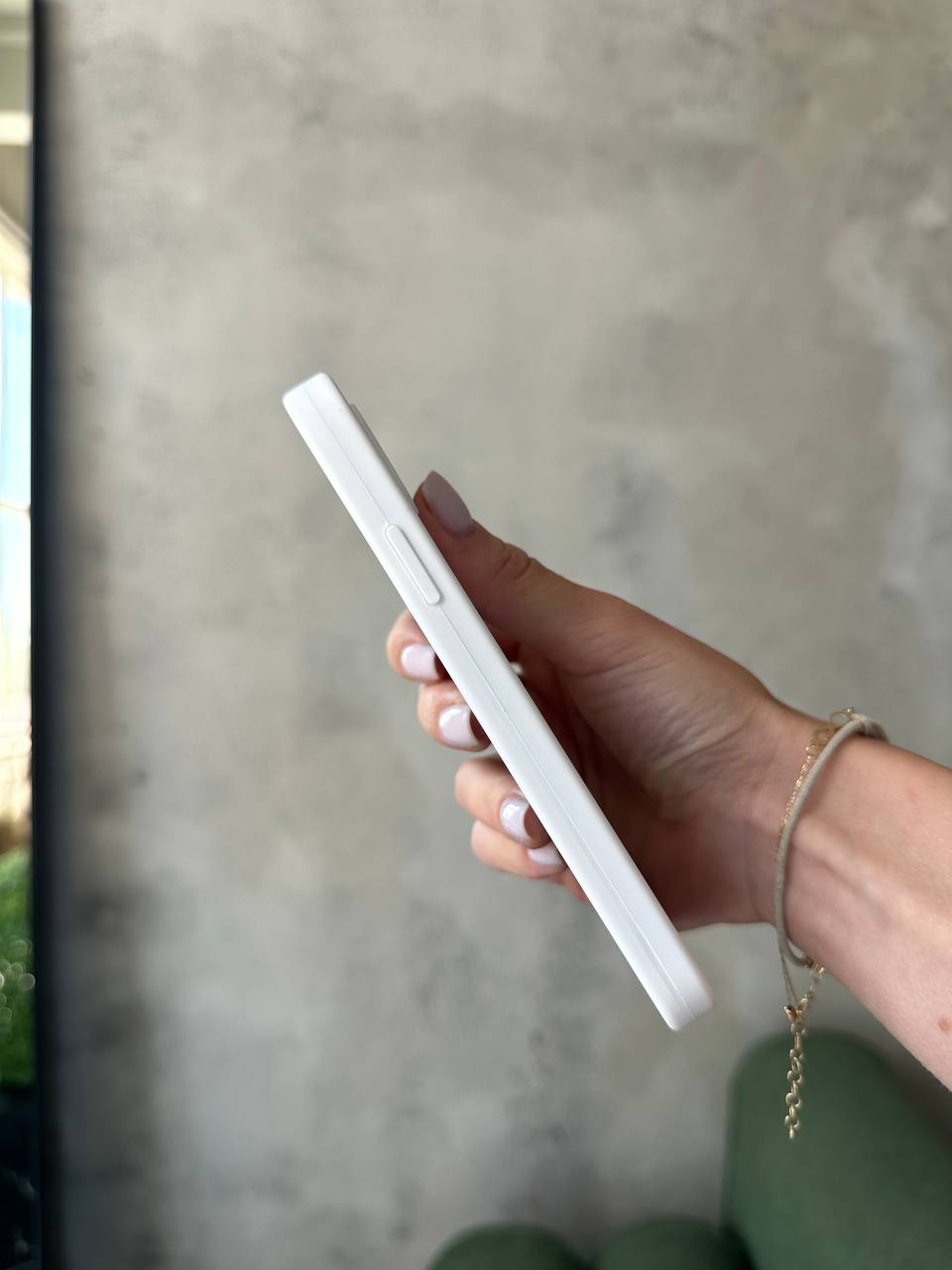 Чохол Silicone case із закритою камерою на iPhone X/XS White #08