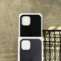 Чохол Silicone case з Magsafe на iPhone 12 Pro Max Black (01)