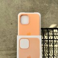 Чохол Silicone case з Magsafe на iPhone 12 Pro Max Cantaloupe (10)