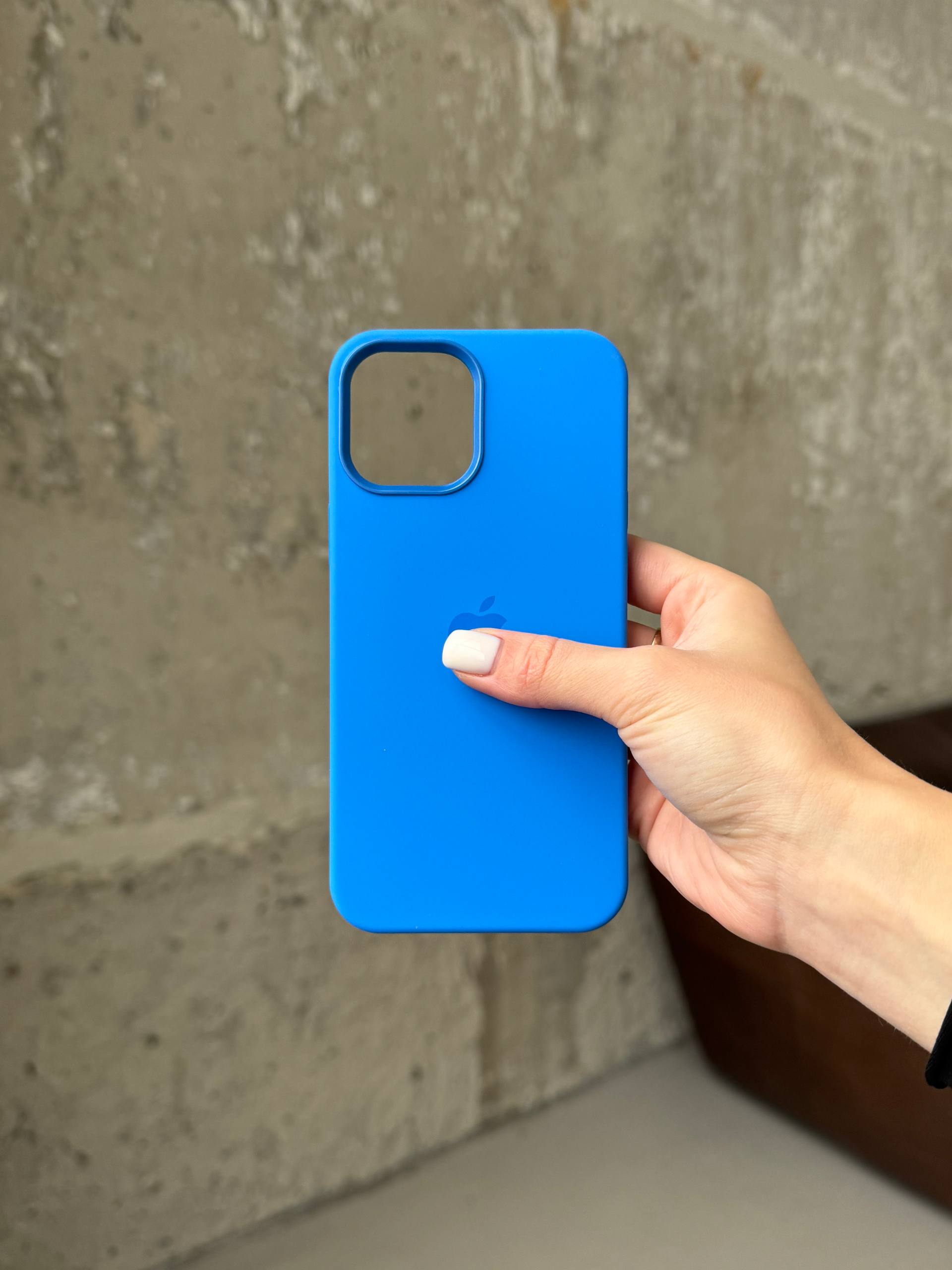 Чохол Silicone case з Magsafe на iPhone 12 Pro Max Capri Blue (11)