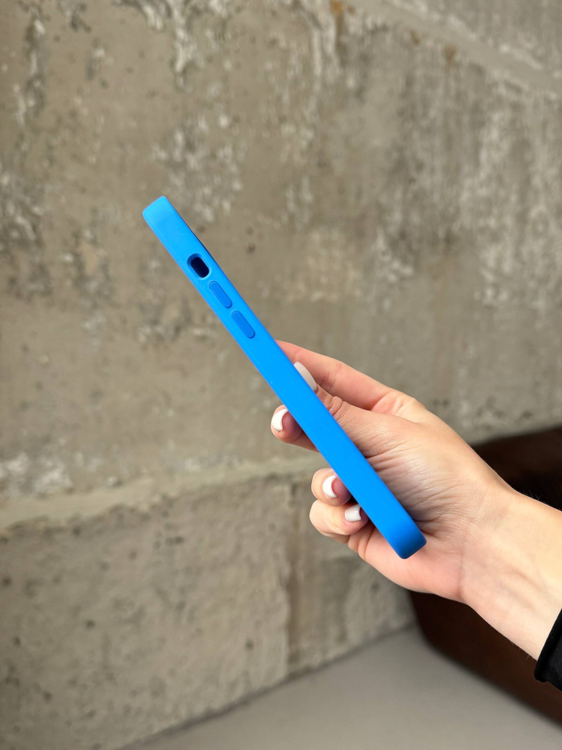 Чохол Silicone case з Magsafe на iPhone 12 Pro Max Capri Blue (11)