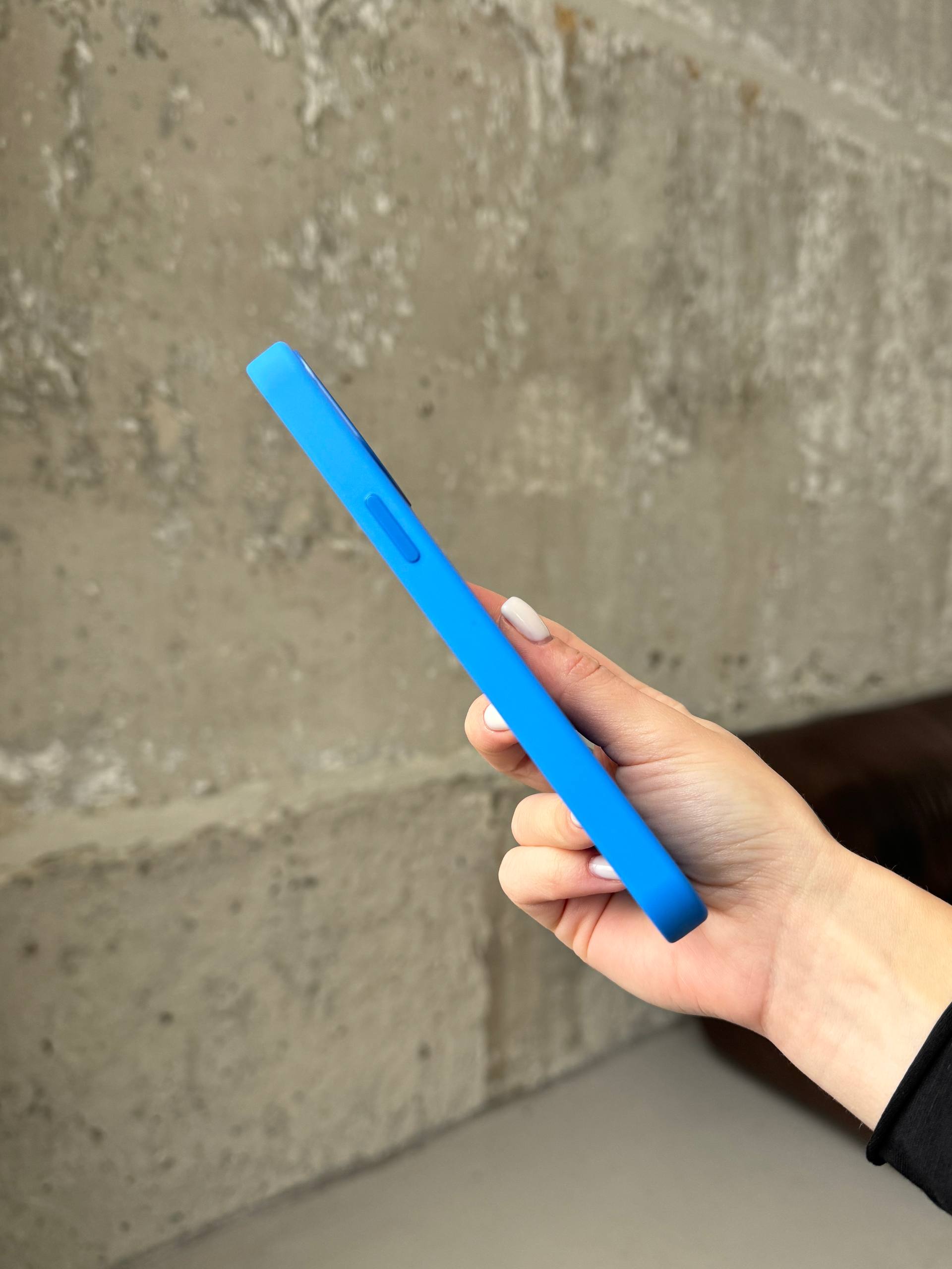 Чохол Silicone case з Magsafe на iPhone 12 Pro Max Capri Blue (11)