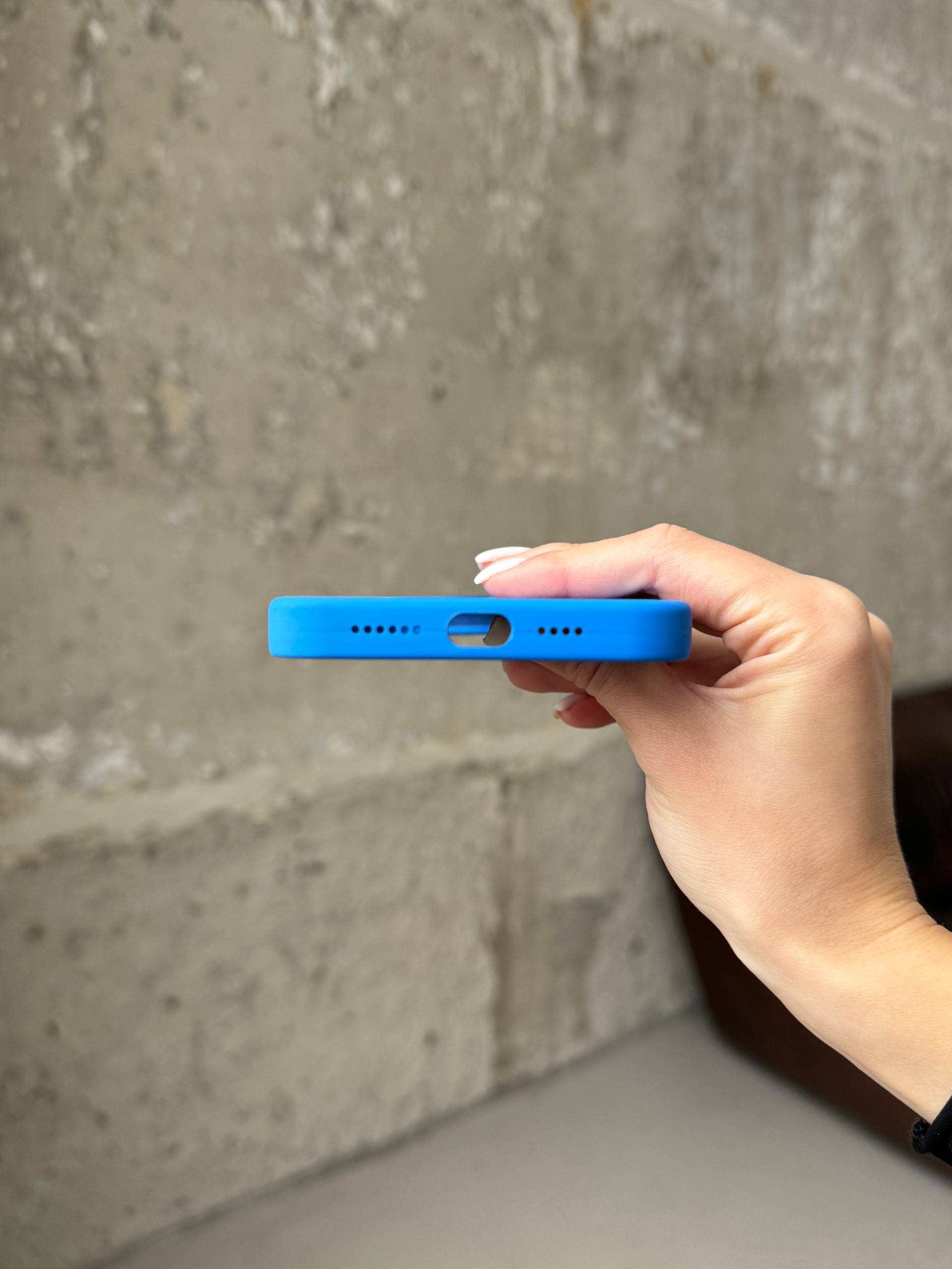 Чохол Silicone case з Magsafe на iPhone 12 Pro Max Capri Blue (11)