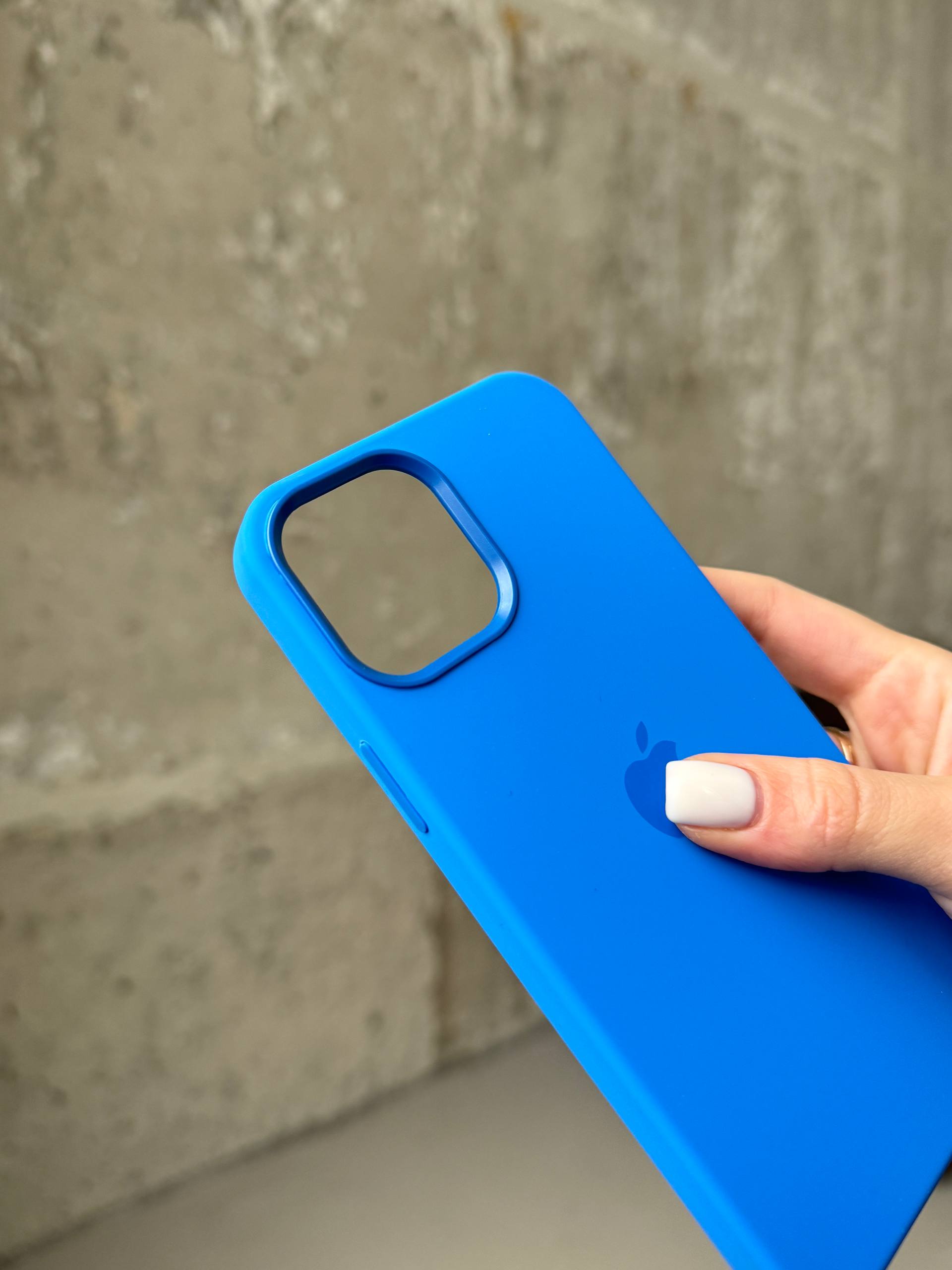 Чохол Silicone case з Magsafe на iPhone 12 Pro Max Capri Blue (11)