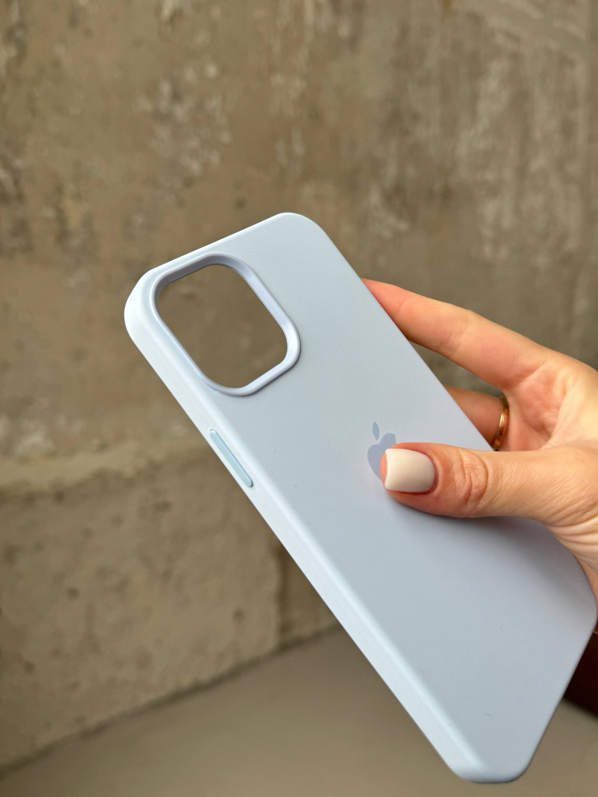 Чохол Silicone case з Magsafe на iPhone 12 Pro Max Cloud Blue (14)