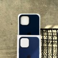 Чохол Silicone case з Magsafe на iPhone 12 Pro Max Deep Navy (04)