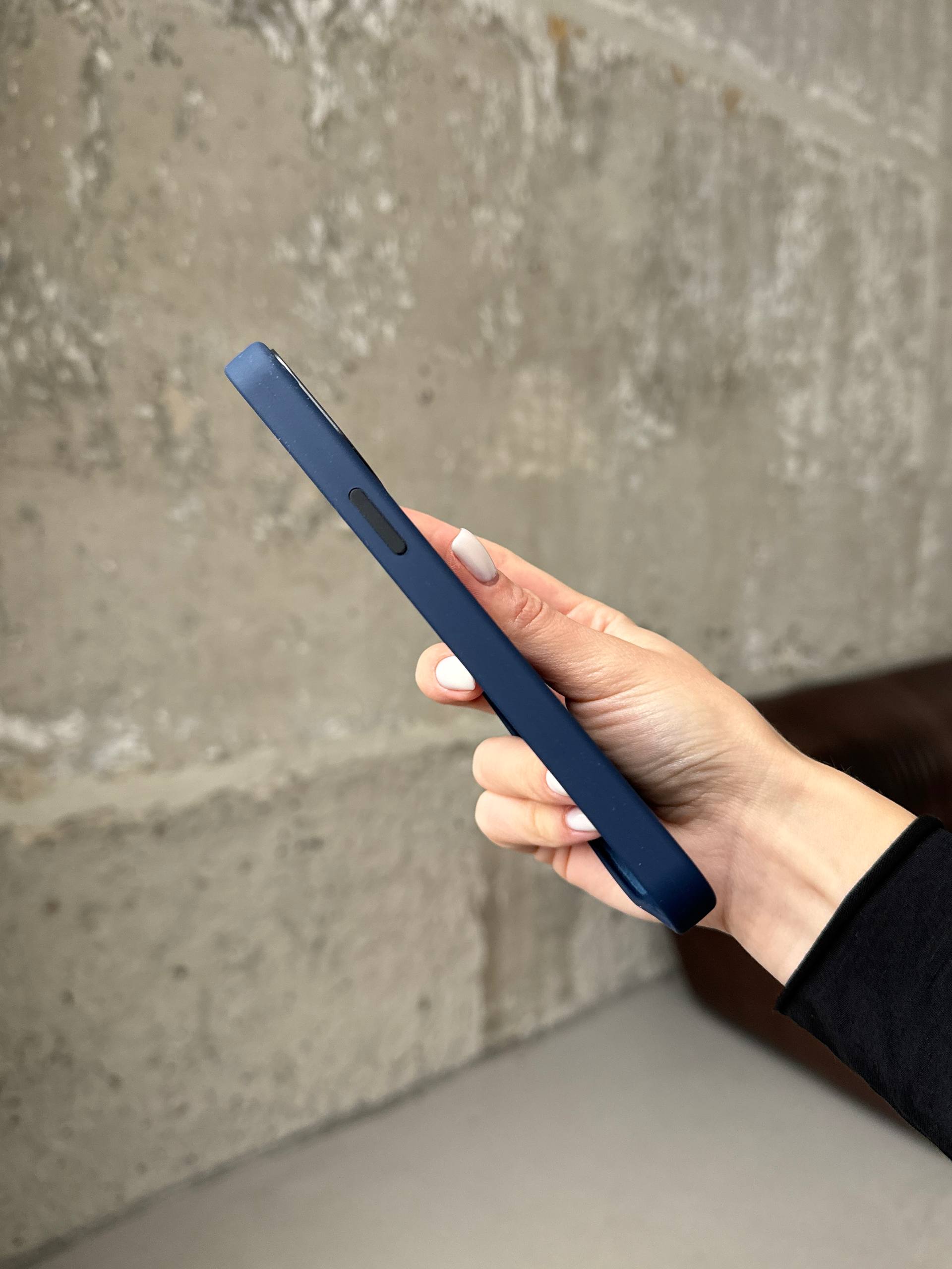 Чохол Silicone case з Magsafe на iPhone 12 Pro Max Deep Navy (04)