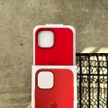Чохол Silicone case з Magsafe на iPhone 12 Pro Max Red (02)