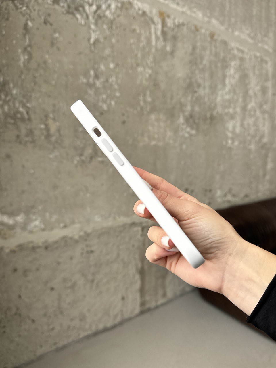 Чохол Silicone case з Magsafe на iPhone 12 Pro Max White (03)