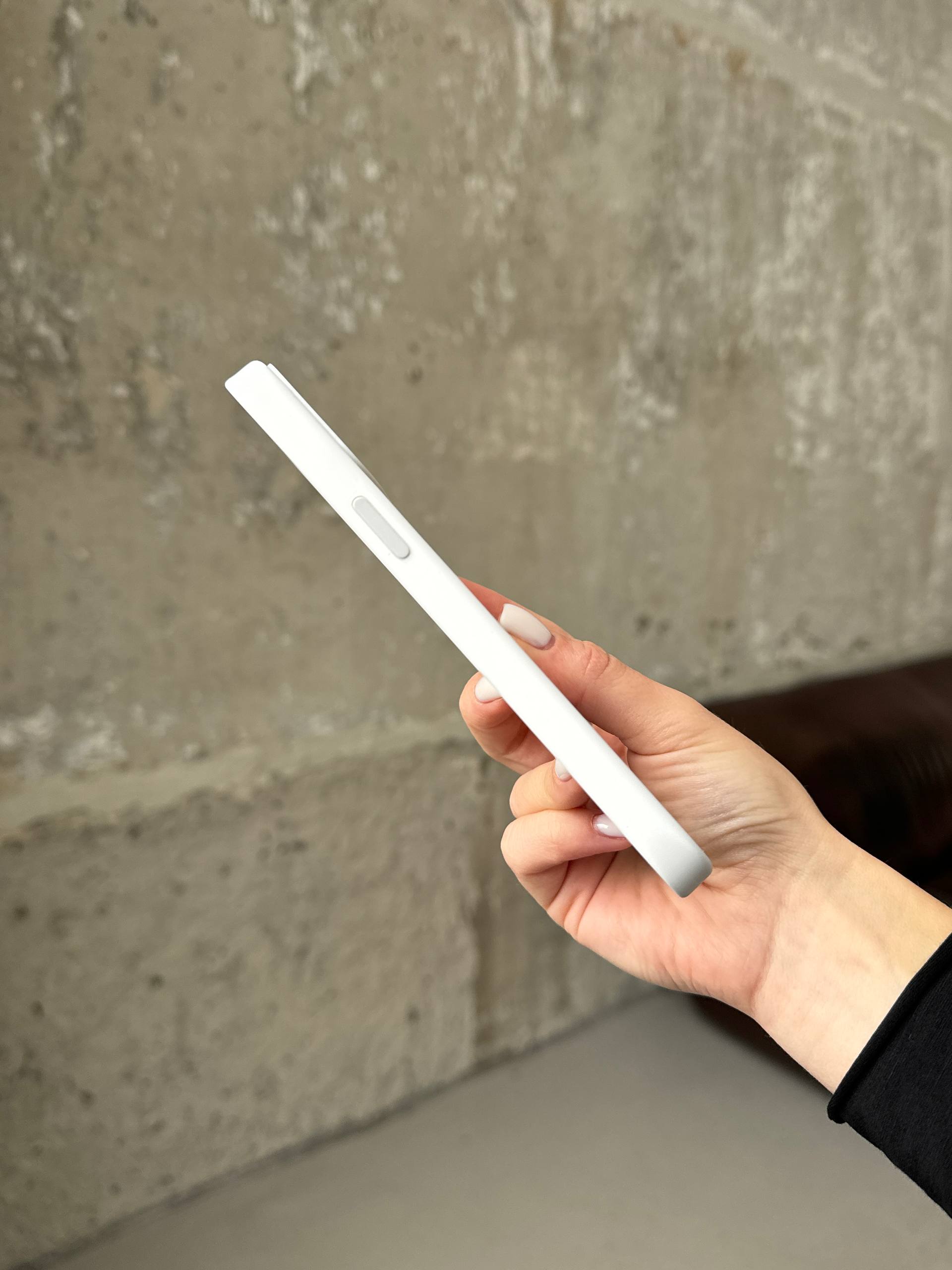 Чохол Silicone case з Magsafe на iPhone 12 Pro Max White (03)