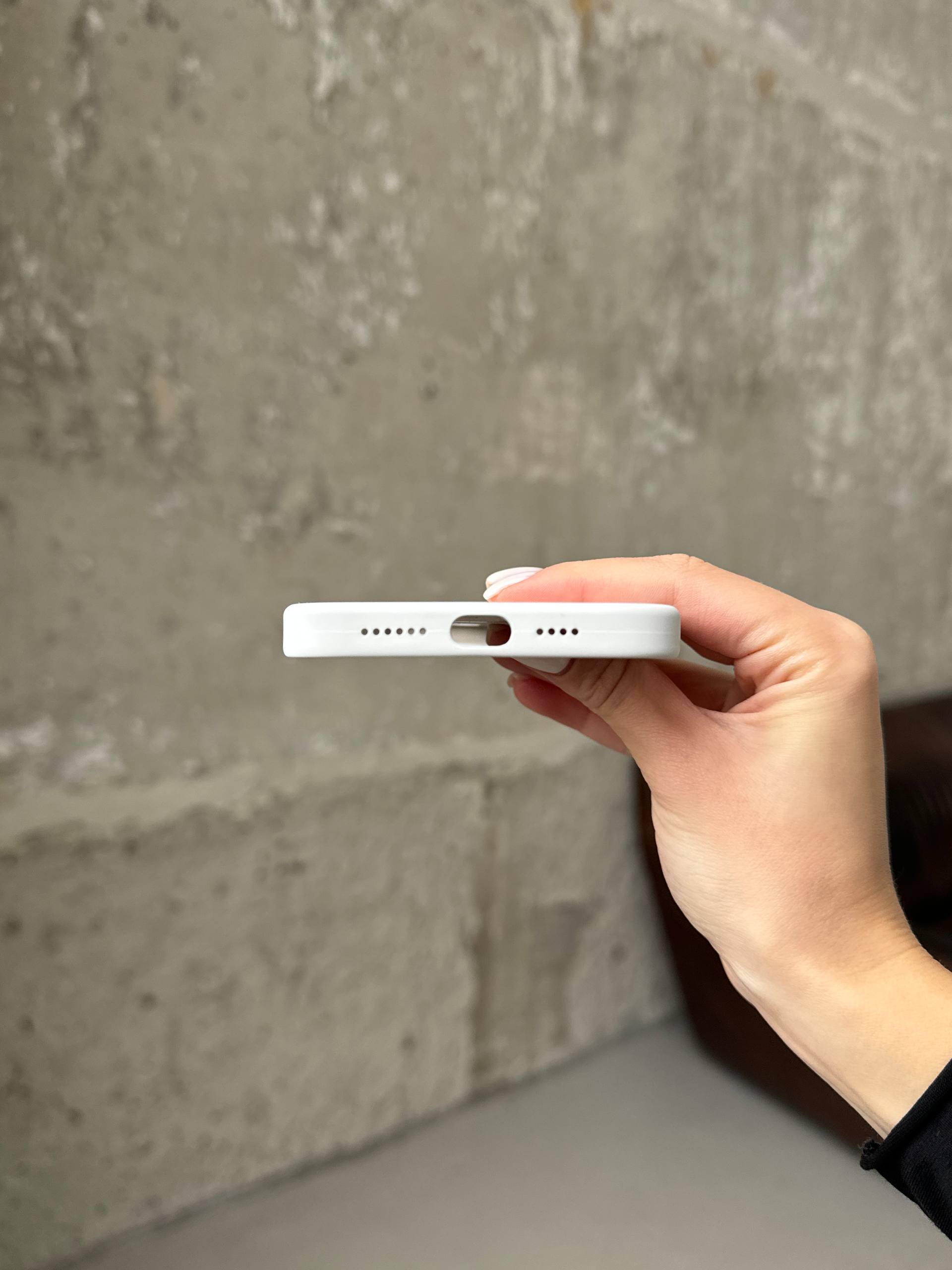 Чохол Silicone case з Magsafe на iPhone 12 Pro Max White (03)