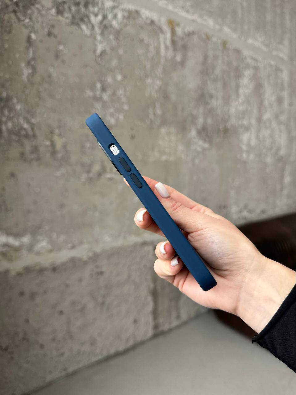 Чохол Silicone case з Magsafe на iPhone 13 Abyss Blue (03)