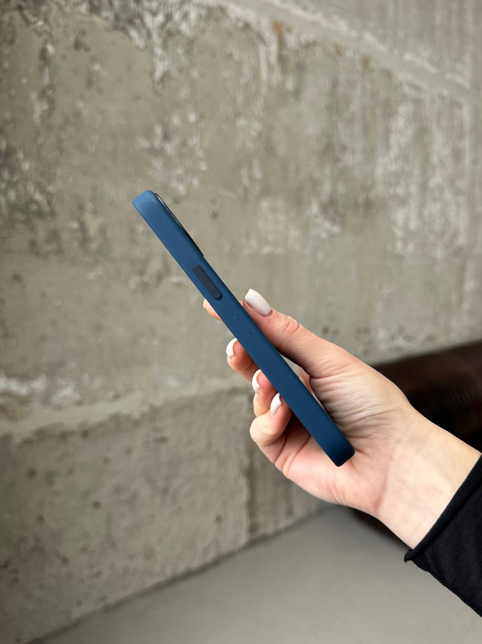 Чохол Silicone case з Magsafe на iPhone 13 Abyss Blue (03)