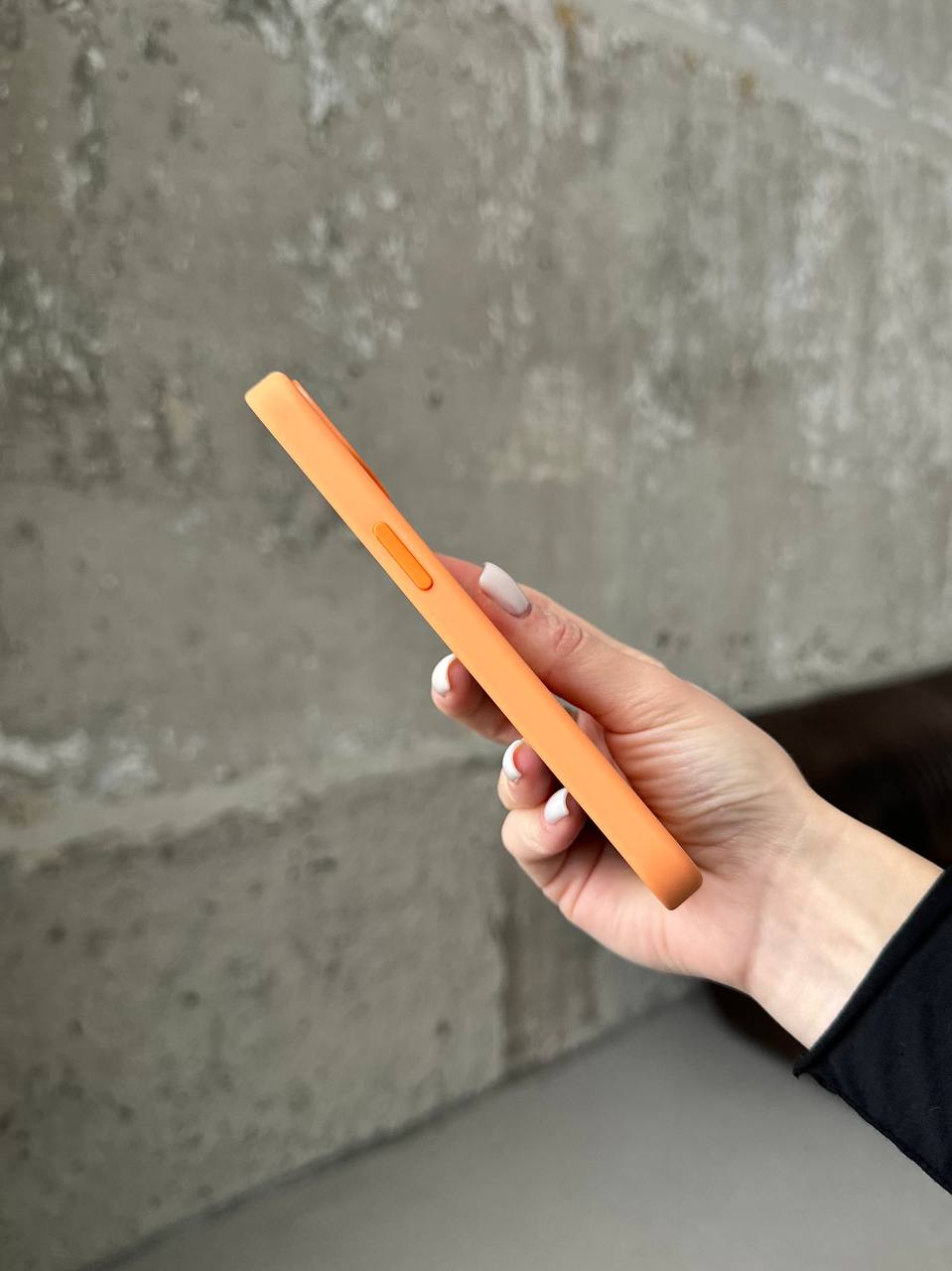 Чохол Silicone case з Magsafe на iPhone 13 Marigold (07)