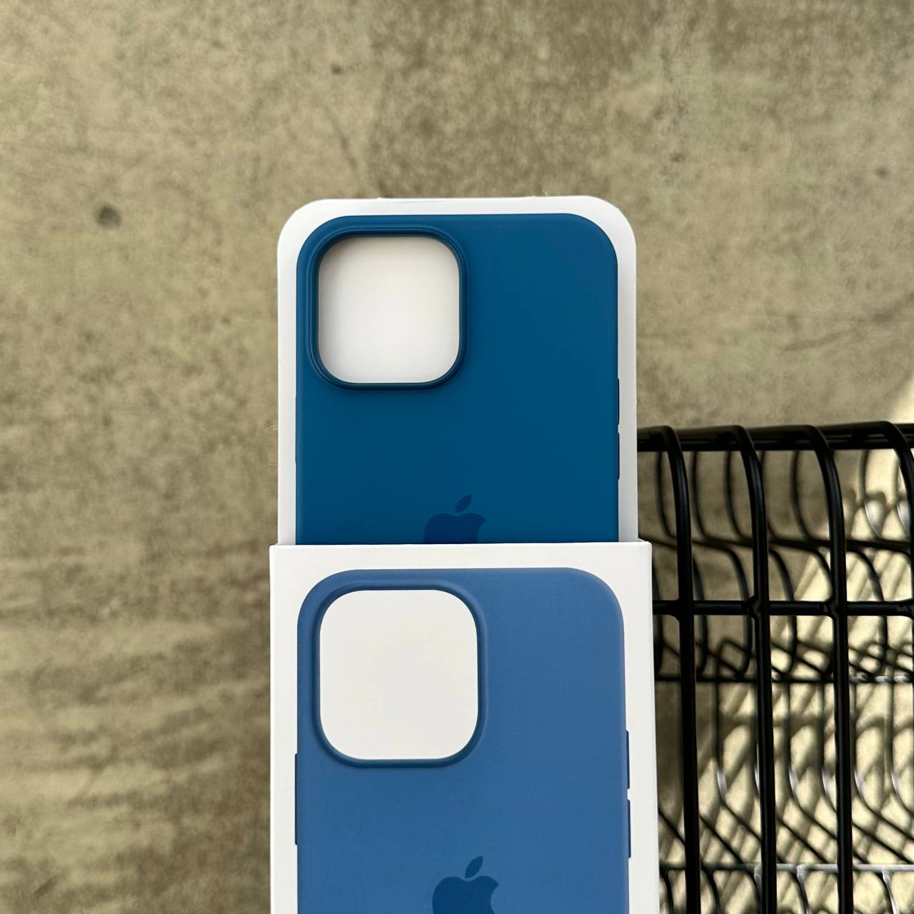 Чехол Silicone case с Magsafe на iPhone 13 Pro Blue Jay (06)