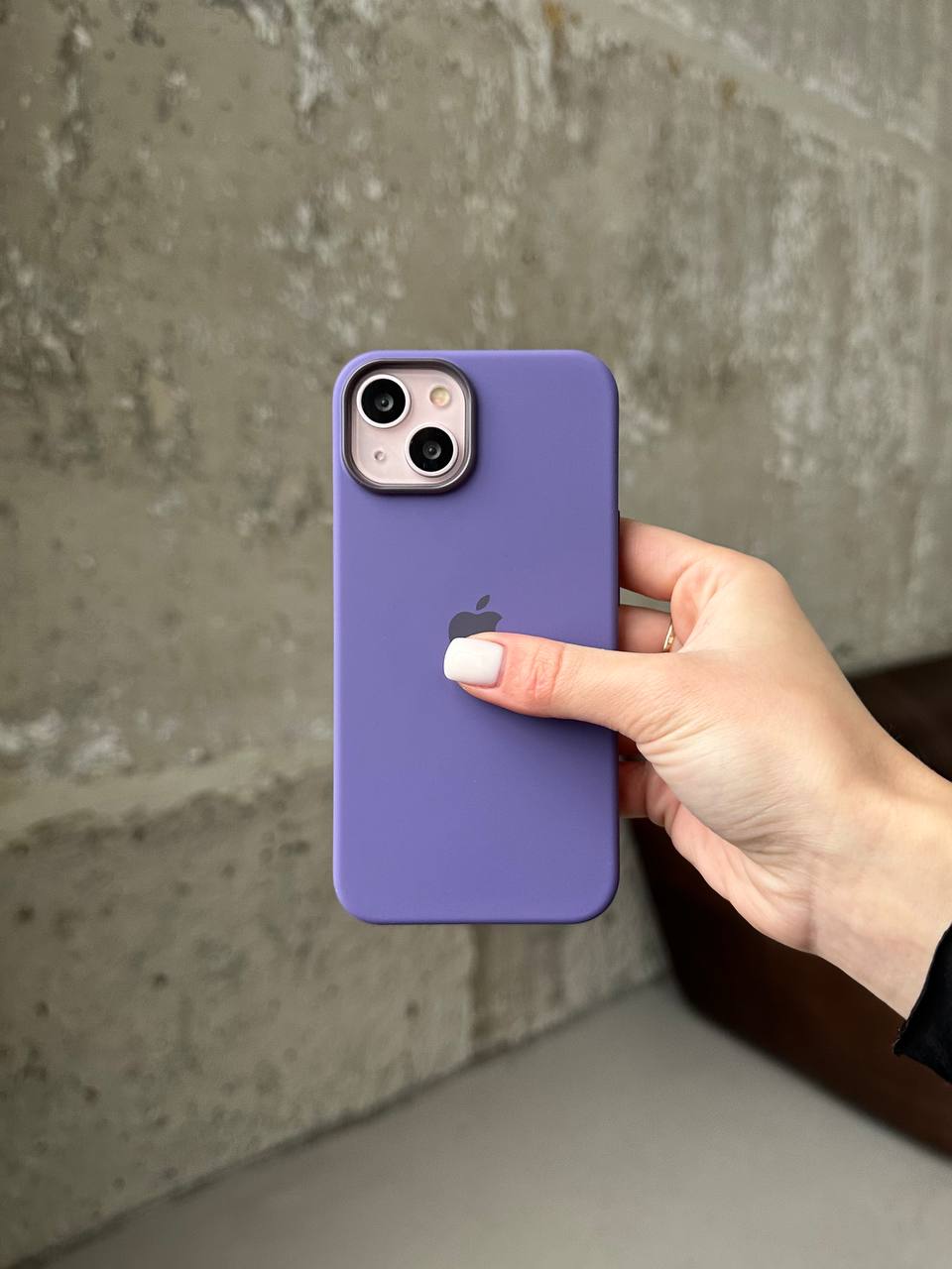 Чохол Silicone case з Magsafe на iPhone 14 Iris (11)
