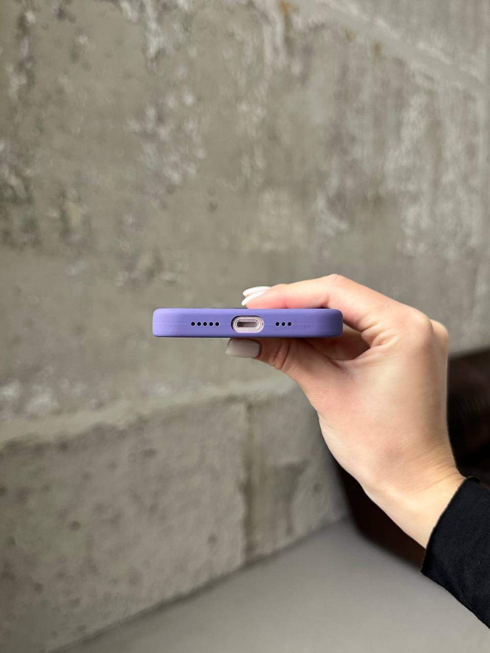 Чохол Silicone case з Magsafe на iPhone 14 Iris (11)
