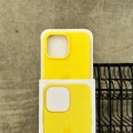 Чохол Silicone case з Magsafe на iPhone 14 Pro Canary Yellow (12)