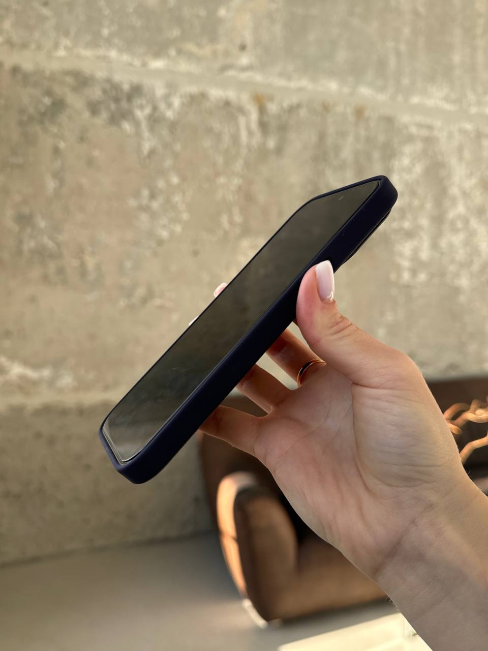 Чохол Silicone case з Magsafe на iPhone 14 Pro Elderberry (08)