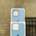 Чохол Silicone case з Magsafe на iPhone 14 Pro Sky (09)