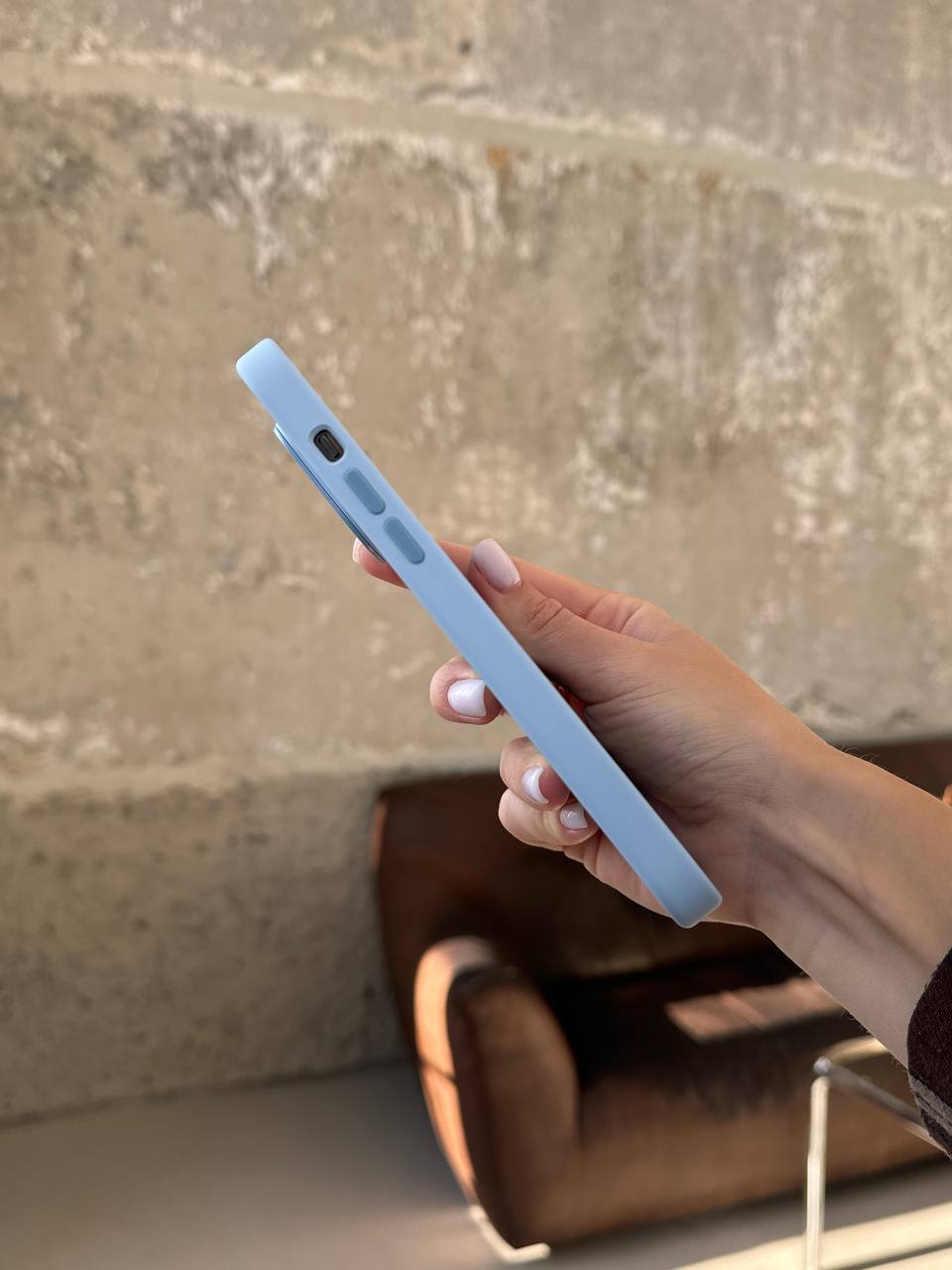Чохол Silicone case з Magsafe на iPhone 14 Pro Sky (09)
