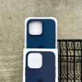 Чохол Silicone case з Magsafe на iPhone 14 Pro Storm Blue (07)