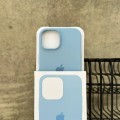 Чехол Silicone case с Magsafe на iPhone 15+ Baby Blue (10)