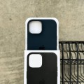 Чехол Silicone case с Magsafe на iPhone 15 Black (01)