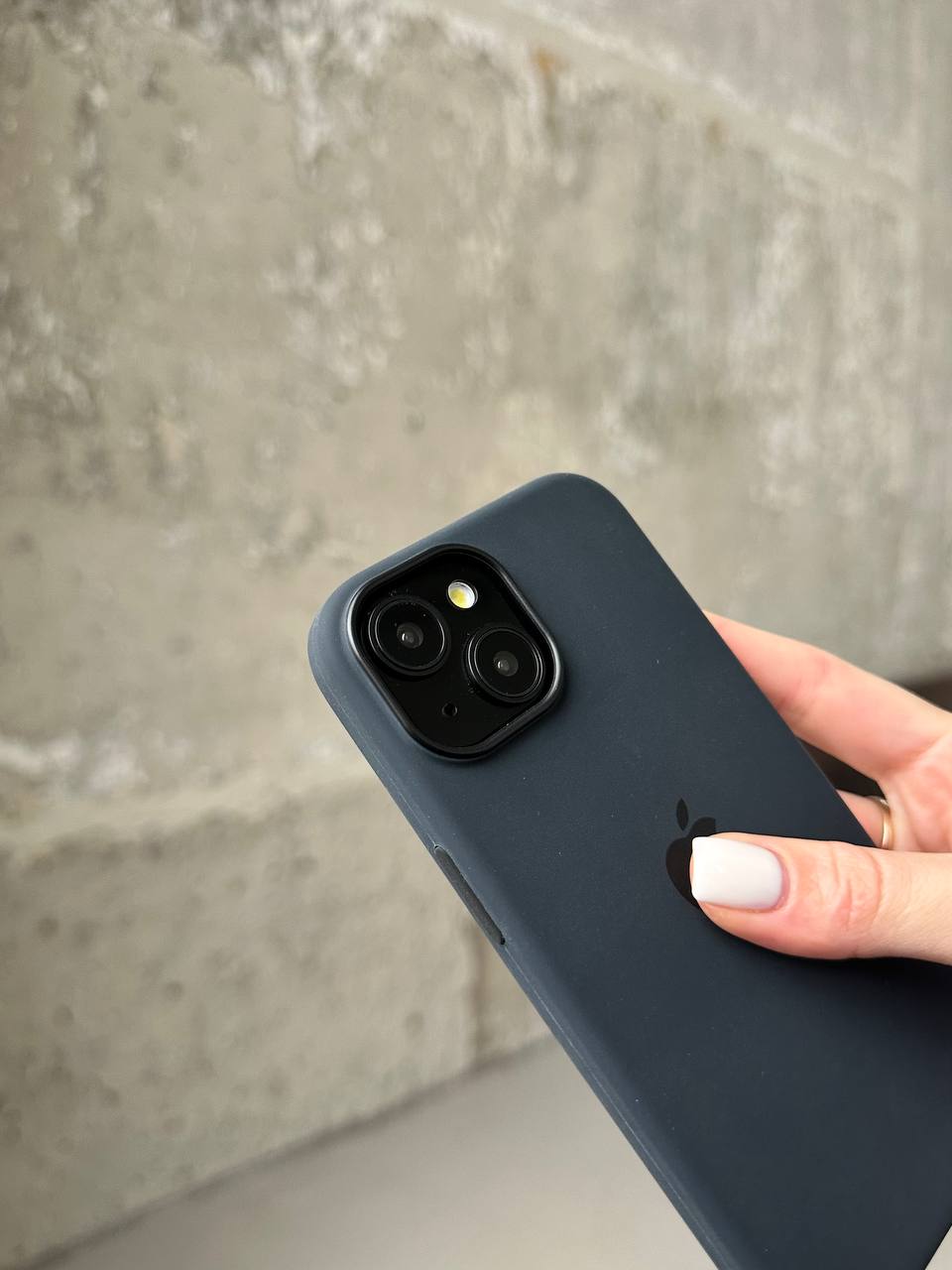 Чохол Silicone case з Magsafe на iPhone 15 Black (01)