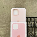 Чехол Silicone case с Magsafe на iPhone 15 Light Pink (06)