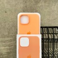 Чехол Silicone case с Magsafe на iPhone 15 Orange Sorbet (07)