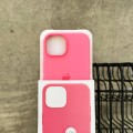 Чехол Silicone case с Magsafe на iPhone 15 Pink (09)