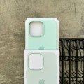 Чехол Silicone case с Magsafe на iPhone 15 Pro Light Mint (12)