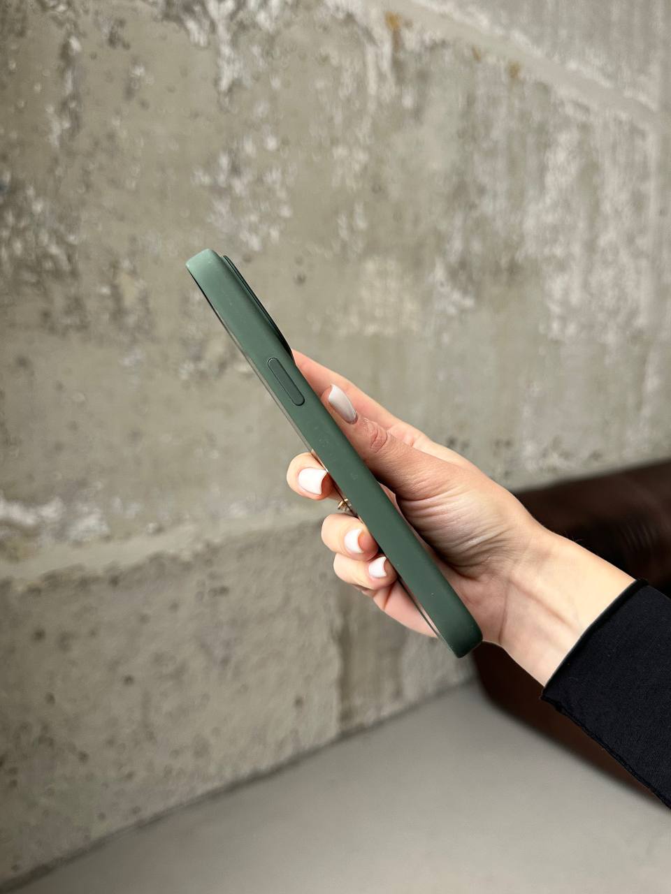 Чехол Silicone case с Magsafe на iPhone 15 Pro Cypress (05)