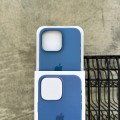 Чехол Silicone case с Magsafe на iPhone 15 Pro Max Winter Blue (04)