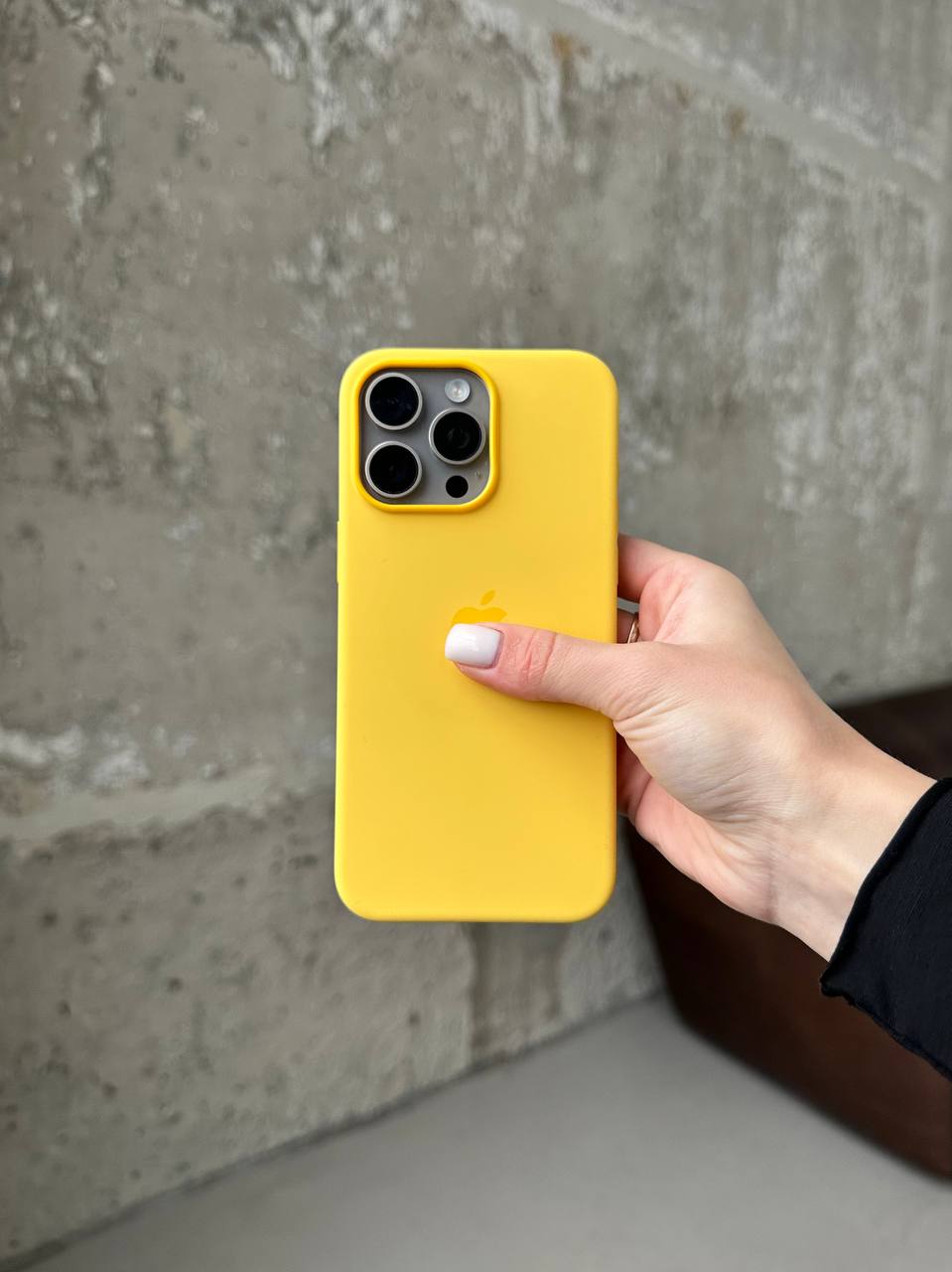 Чохол Silicone case з Magsafe на iPhone 15 Pro Max Sunny Color (11)