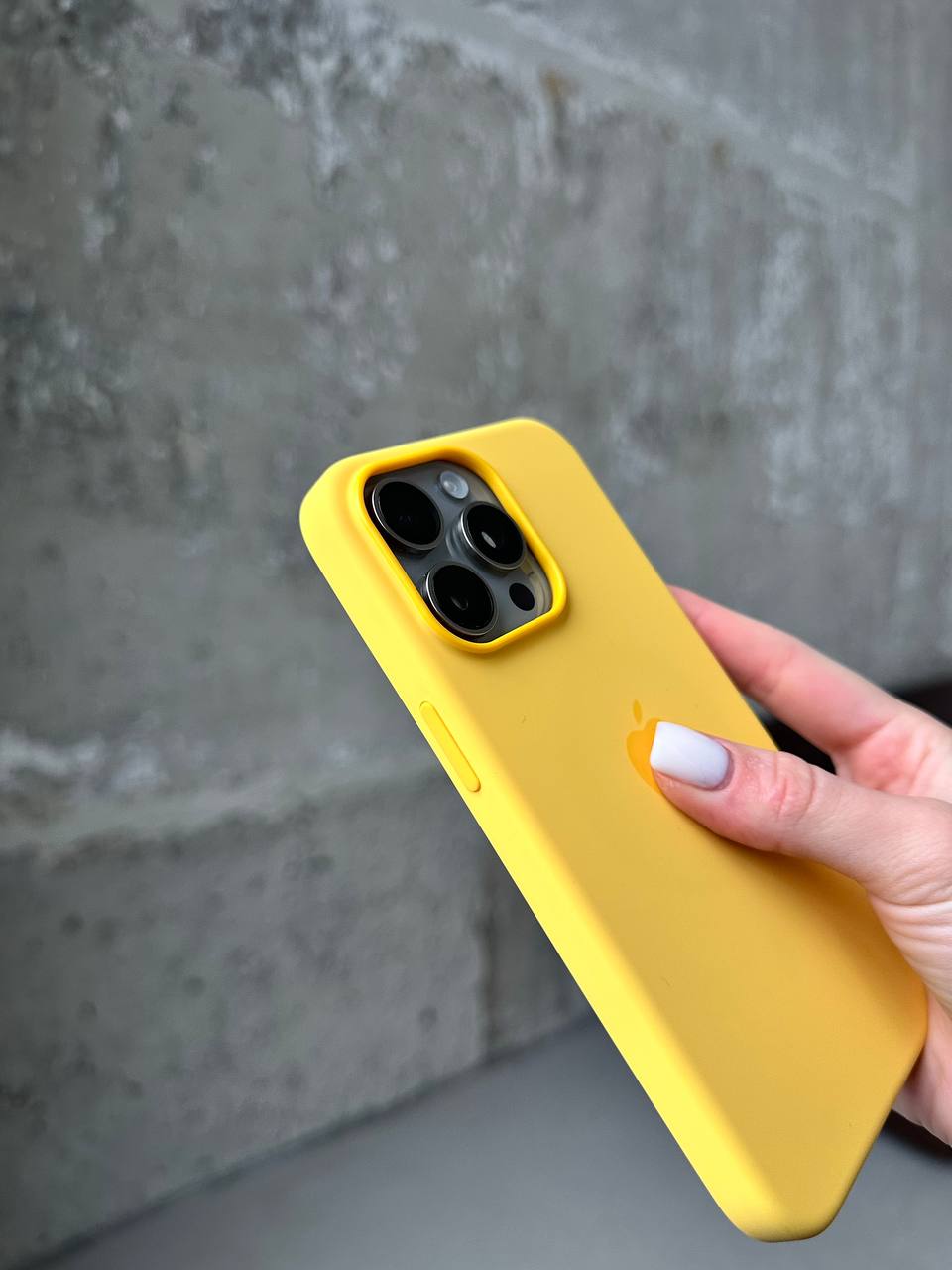Чохол Silicone case з Magsafe на iPhone 15 Pro Max Sunny Color (11)