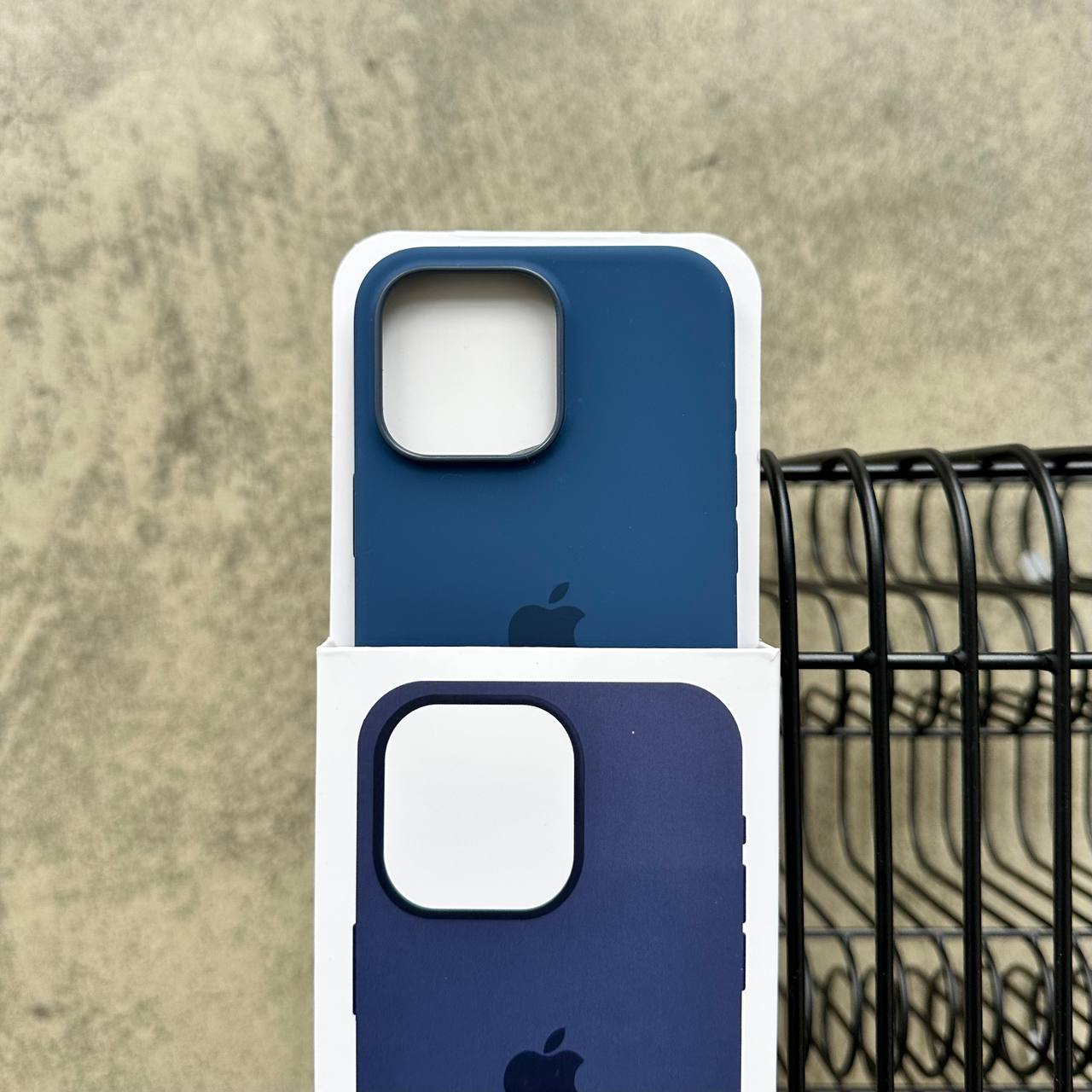 Чохол Silicone case з Magsafe на iPhone 16 Pro Denim (05)