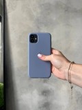 Чохол Silicone case з відкритою камерою на iPhone 11 Pro Lavander Grey (17)