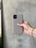 Чохол Silicone case з відкритою камерою на iPhone 11 Pro Pebble (14)