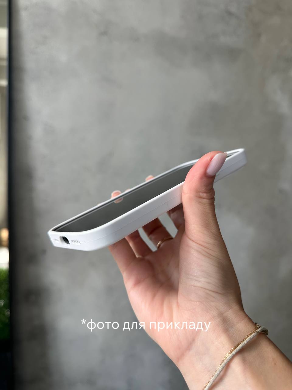 Чохол Silicone case з відкритою камерою на iPhone 12 Mini Lavander (08)