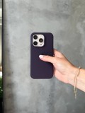 Чохол Silicone case з відкритою камерою на iPhone 12/12 Pro Elderberry (32)