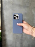 Чохол Silicone case з відкритою камерою на iPhone 12/12 Pro Lavander Grey (17)