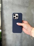 Чохол Silicone case з відкритою камерою на iPhone 12/12 Pro Midnight Blue (09)