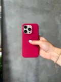 Чохол Silicone case з відкритою камерою на iPhone 12 Mini Wine Red (02)