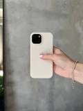 Чохол Silicone case з відкритою камерою на iPhone 13 Mini Beige (16)