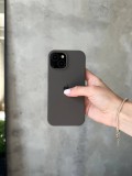 Чохол Silicone case з відкритою камерою на iPhone 13 Mini Cocoa (22)