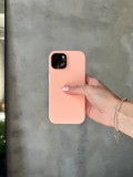 Чохол Silicone case з відкритою камерою на iPhone 13 Mini Grapefruit (07)