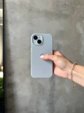 Чохол Silicone case з відкритою камерою на iPhone 13 Mini Mist Blue (19)