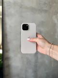 Чохол Silicone case з відкритою камерою на iPhone 13 Mini Stone (15)